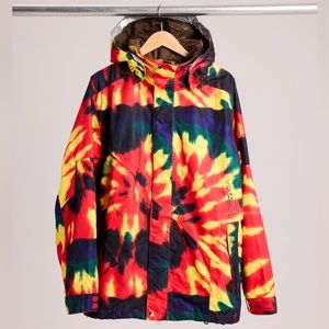 Volcom Tie-dye Snowboard Coat Medium